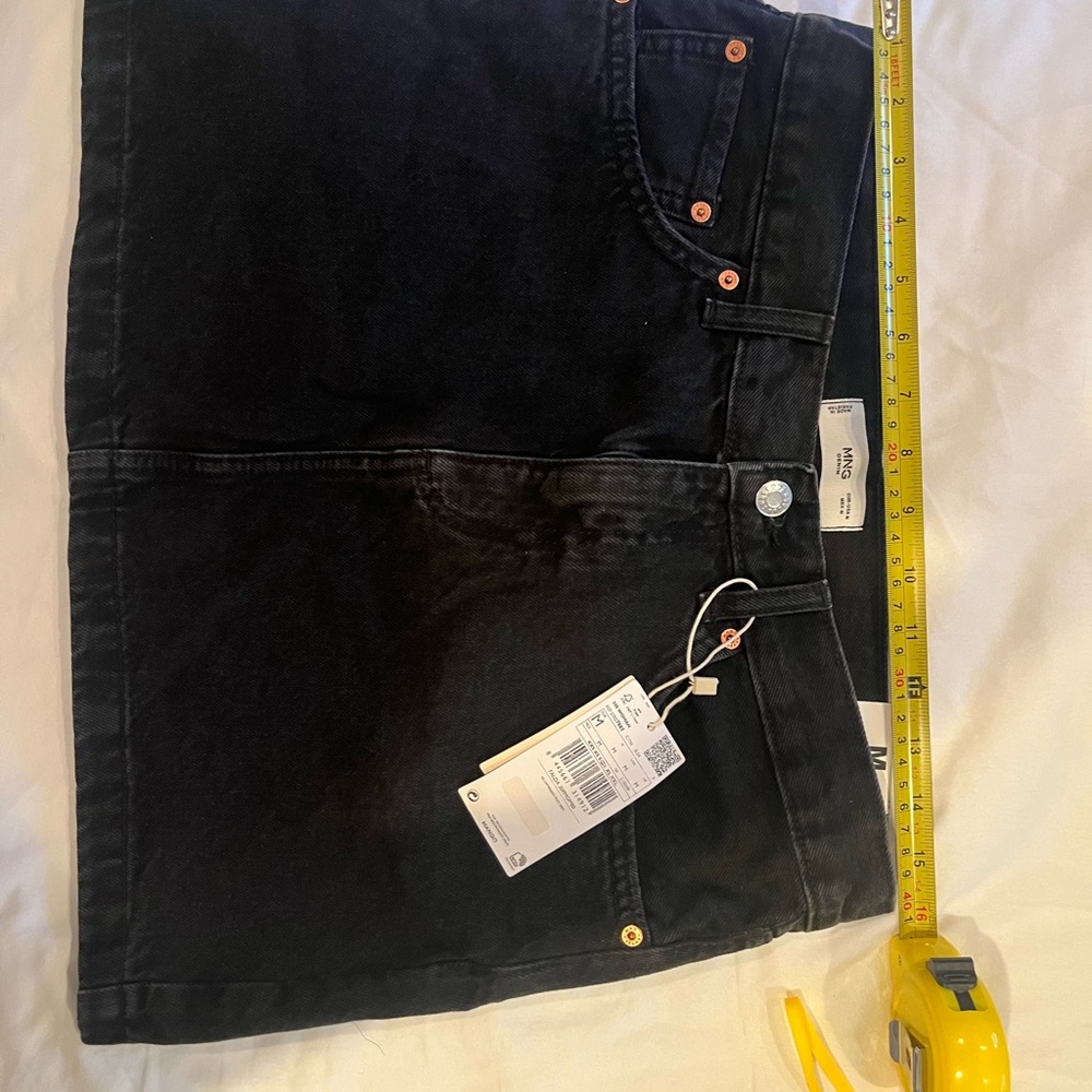 Mango black denim Skirt - Picture 5 of 6